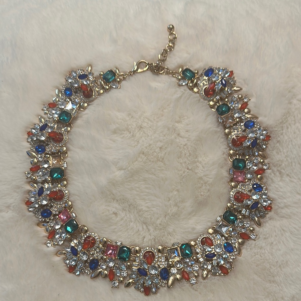 Elegant Multicolor Statement Necklace